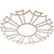 Ekena Millwork Augustus Wood Fretwork Pierced Ceiling Medallion, Alder, 38"OD x 13 3/8"ID x 3/8"T CMWP38X38X0375AUAL - alternate 2